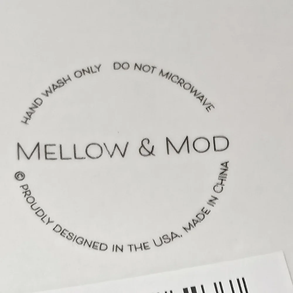 Mellow & Mod Raised Ceramic Cat Food And Water Bowl Floral Embossed Hand Painted